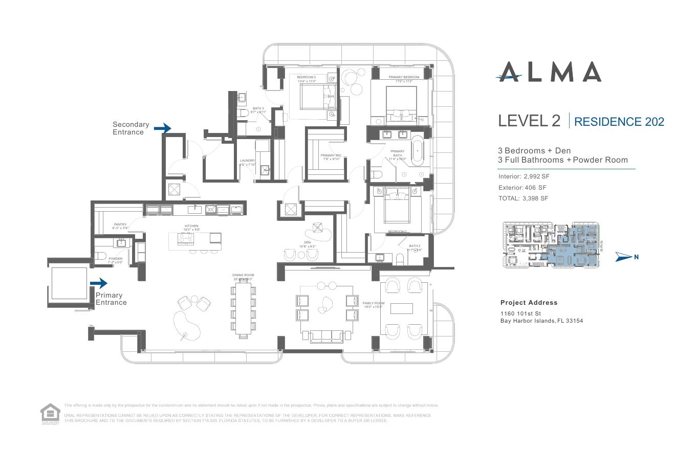 Residence 202 floor plan